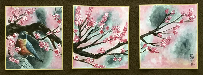 Traditional Artwork - Acrylics Bird